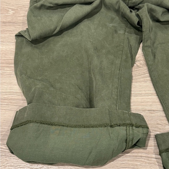 Chaps Olive Green Wide Leg Pants Size 8 - Picture 11 of 16